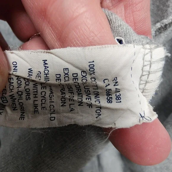 Polo Ralph Lauren Performance Track Jacket Mens 3XLT Grey Full Zip‎ Cotton READ - Picture 9 of 12